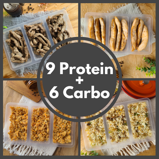 Pacote 9 Protein + 6 Carbo