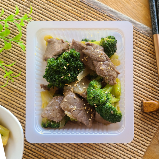 Beef with Oriental Broccoli "Unitary Mixture"